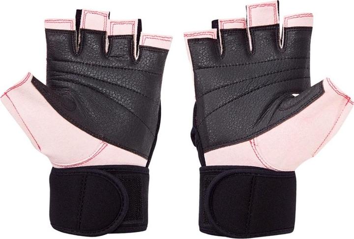 Actual product image Schiek Women Gloves 540P with Wrist Wraps PINK (XS)