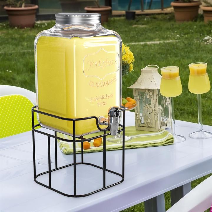 Actual product image Intirilife Glass Beverage Dispenser 4 litres