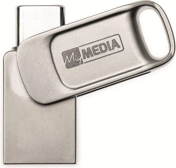 Immagine prodotto MyMedia Chiavetta USB 3.2 OTG 16GB, Tipo A-C, My Dual, argento (16 GB, USB 3.2, USB-A, USB-C)