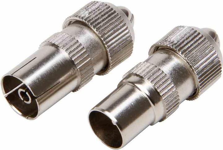 Produktbild Kopp Koaxialstecker, gerade, Inhalt: 2 Stück (Antennenkabel)