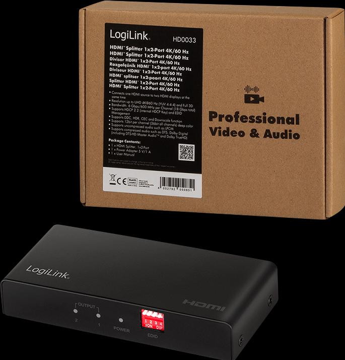 Produktbild LogiLink Video-/Audio-Splitter