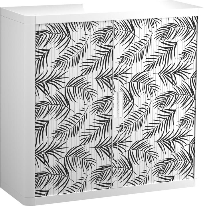 Productafbeelding Paperflow easyOffice Zwart&Wit rolluikkast 60564 1 plank 110,0 x 41,5 x 104,0 cm