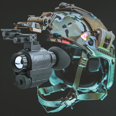 Actual product image AGM StingIR-384 Helmet Mounted Tactical Thermal Imager