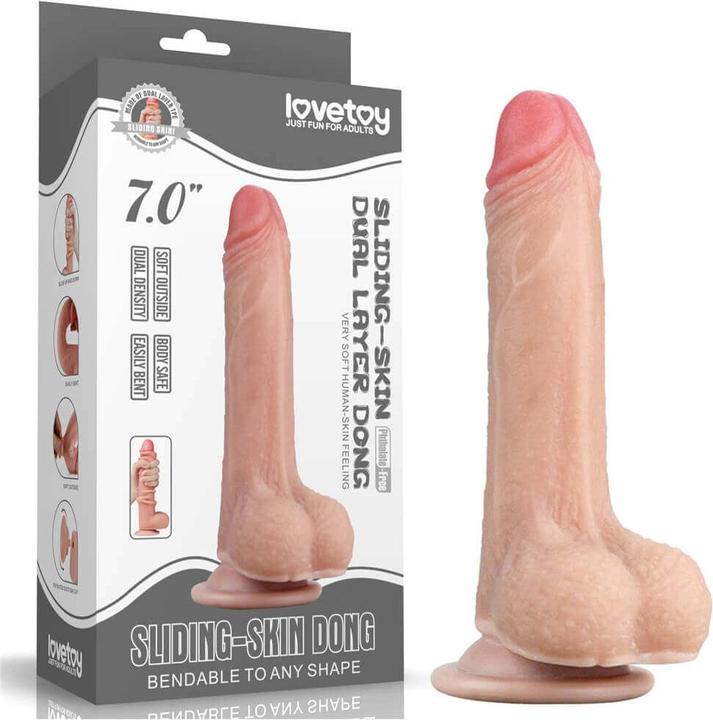 Image du produit Lovetoy Gode à peau coulissante