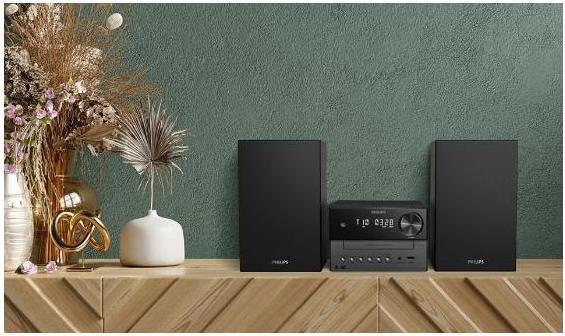Actual product image Philips TAM3505 Micro System, black (Bluetooth, CD player, 1x 20 W)
