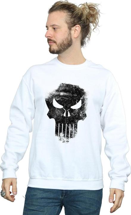 Produktbild The Punisher Distrressed Skull Sweatshirt (S)