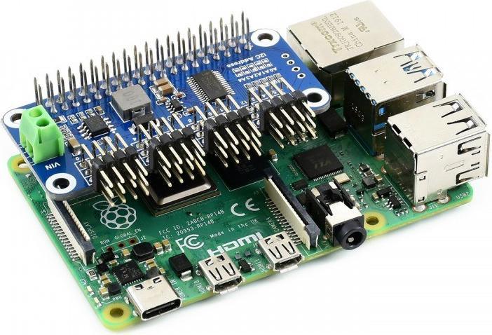 Immagine prodotto WaveShare Servo driver HAT (B) per Raspberry Pi a 16 canali con I2C