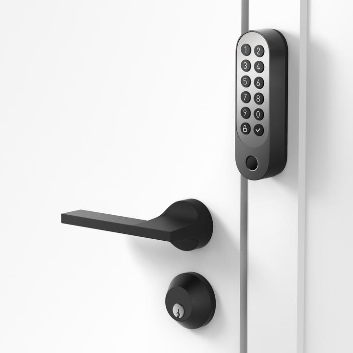 Image du produit Aqara Smart Lock U200 noir, EL-D02E (Clé, Empreinte digitale, Bluetooth, Smartphone, Combinaison électronique de chiffres, Carte clé)