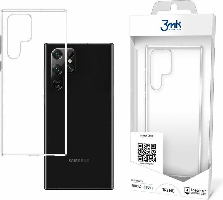 Immagine prodotto 3MK Custodia completamente sicura AC Sam S22 Ultra S908 Armor Case Clear (Samsung Galaxy S22 Ultra)