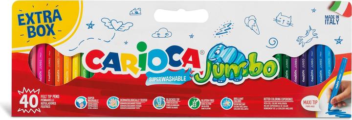 Produktbild Carioca Filzstift Jumbo 40er-Set (Mehrfarbig, 40 x)