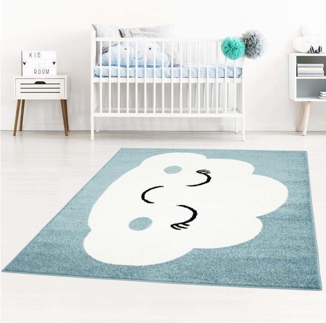 Produktbild Paco Home Kinder Teppich Kinderzimmer Spielteppich Lama Motiv Grau (80 x 150 cm)