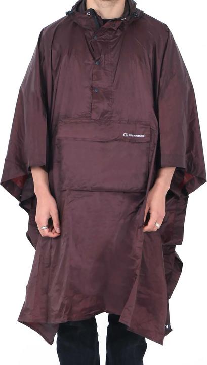 Lifeventure Poncho, Blackcurrant (One Size)