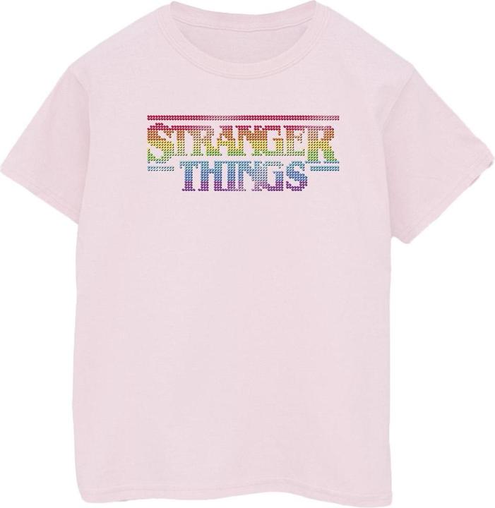 Image du produit Netflix - T-shirt STRANGER THINGS RAINBOW DOT LOGO - Femme (XL)