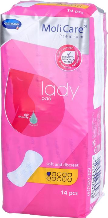 Actual product image Hartmann MoliCare Premium lady pad 1 drop (14 x)