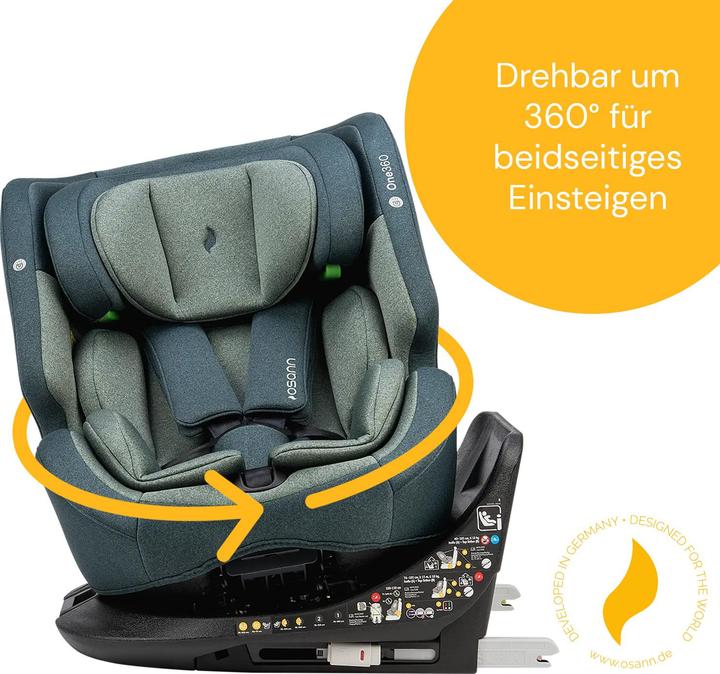 Actual product image Osann One360 i-Size (Reboarder, ECE R129/i-Size Standard)