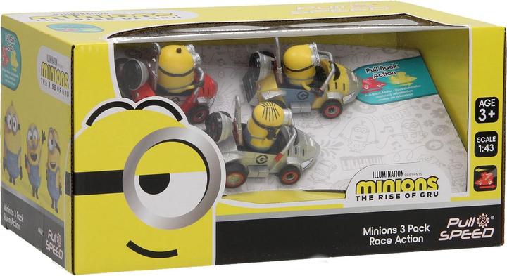 Actual product image Carrera Minions pull back cars