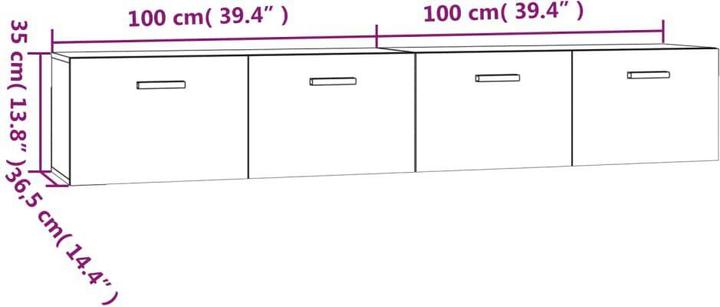 Immagine prodotto VidaXL Hasan (100 x 36,5 x 35 cm)