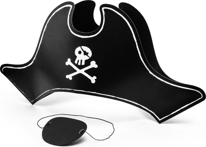 Image du produit Partydeco Chapeau de pirate et cache-oeil