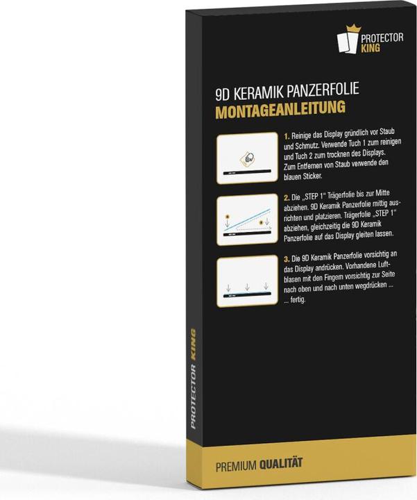 Produktbild Protectorking 3x Ceramic-Glass Full Cover HD Klar (3 Stück, Apple iPhone 15 Plus)