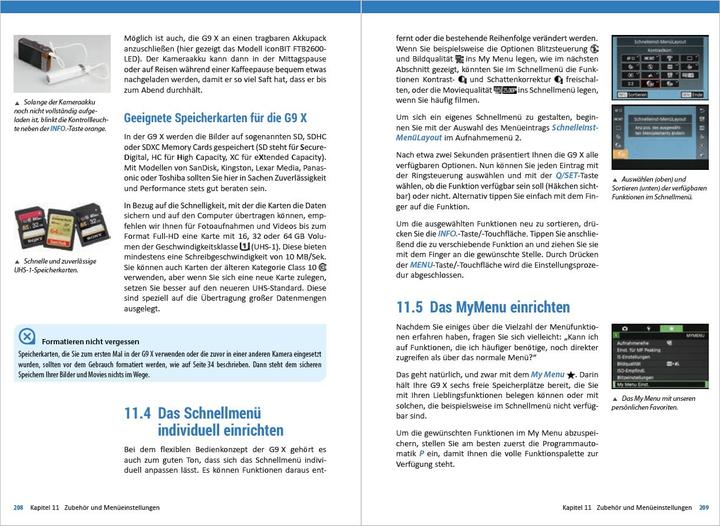 Actual product image Canon PowerShot G9X / G9 X Mark II - Für bessere Fotos von Anfang an! (German, Kyra Singer, Christian Singer, 2017)