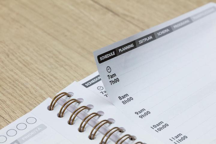 Produktbild Biella CLAIREFON Agenda AgeBag undatiert 782391C my Daily 125 Blatt schwarz A5 (14.8 x 21 cm)