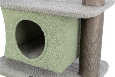 Actual product image Trixie Kitten Krabpaal Lunito Grijs / Mintgroen (Grijs, Mintgroen)