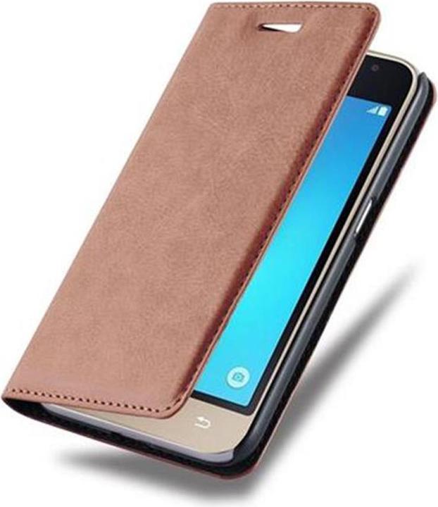 Actual product image Cadorabo Book Invisible Magnet Cover (Samsung Galaxy J1 (2016))