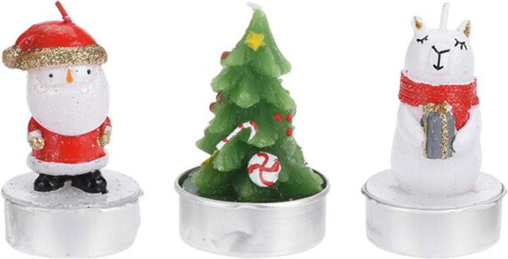 Actual product image Tealight Christmas with figure, 24pcs.