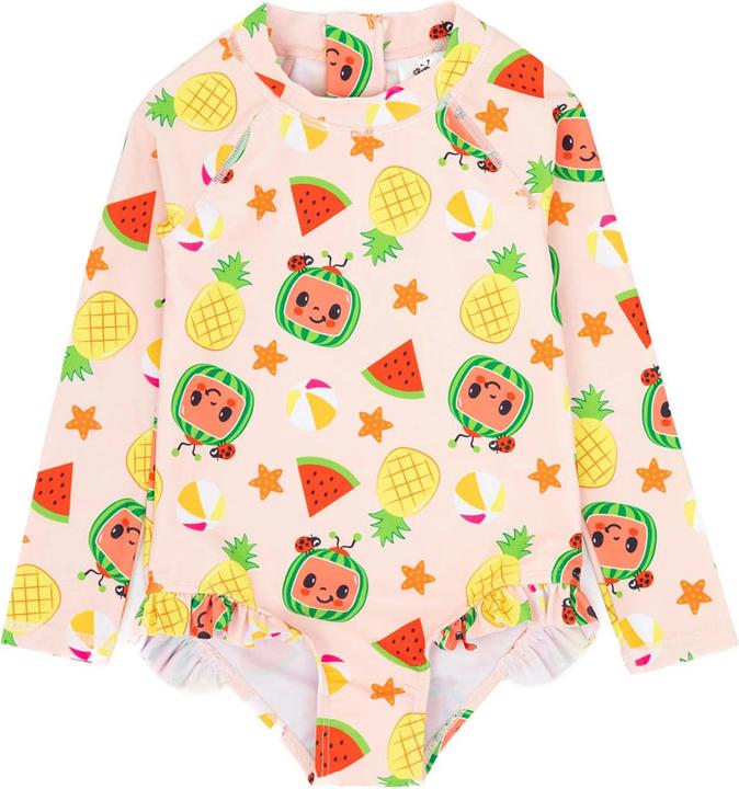Actual product image Cocomelon Swimming costume ruffles girls (86)