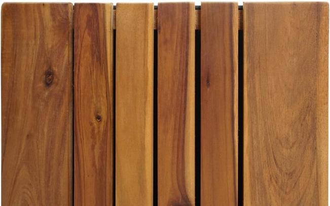 Actual product image Mendler Planter Box HWC-L24, angular 32x32x32cm Outdoor Acacia, brown (32 cm)