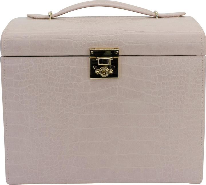 Produktbild Friedrich Modern antique pink jewelry box with crocodile pattern Caiman 20136-4