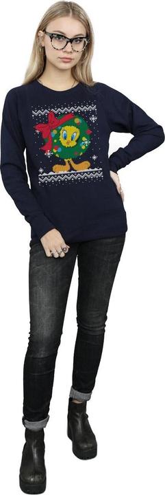 Immagine prodotto Looney Tunes Tweety Pie Christmas Fair Isle Felpa Donna (XXL)