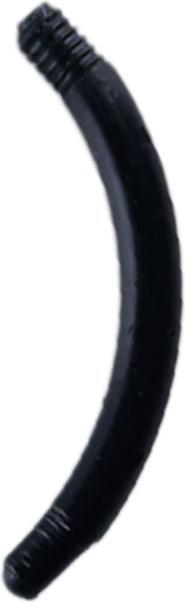 Produktbild Star Piercing Micro Bananen-Stab schwarz (Acryl, ohne Messing)