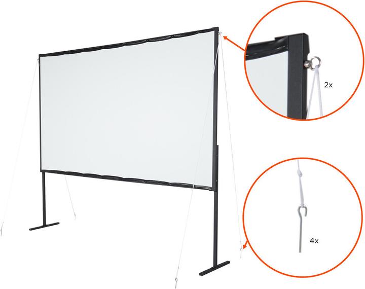 Immagine prodotto Celexon schermo a cornice pieghevole linea basic 16:9, 80" - schermo a cornice, home cinema e schermo da (80", 16:9)