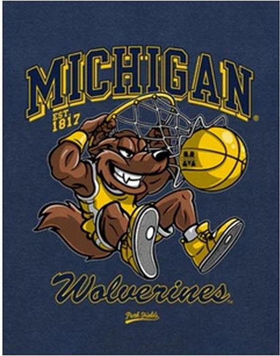Actual product image Park Fields Unisex Adult University of Michigan Wolverines T-Shirt (XXL)