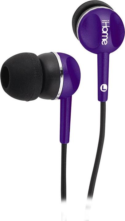 Actual product image iHome iB5 Noise Isolating (No noise cancelling, Cable)