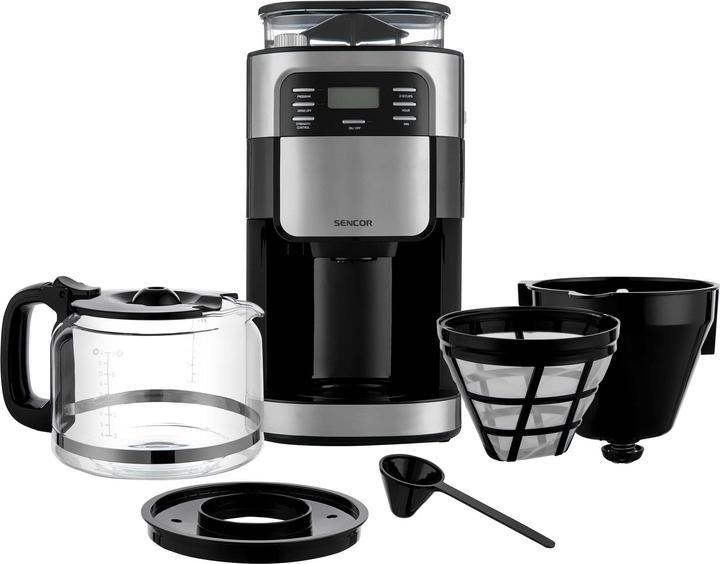 Produktbild Sencor SCE 7000BK Kaffeemaschine in Schwarz und Silber