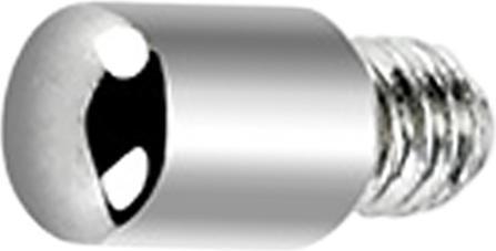 Actual product image Star Piercing Zapfen Dermal Anchor 1.2 mm Gewinde (without brass, Surgical steel 316L)