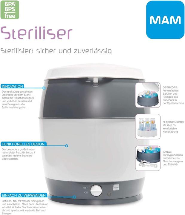 Produktbild MAM Dampfsterilisator