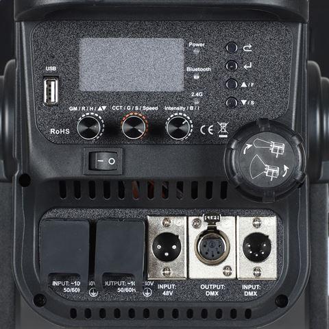 Actual product image Falcon Eyes RGB LED Fresnel Spot Dimmable DM4 400W