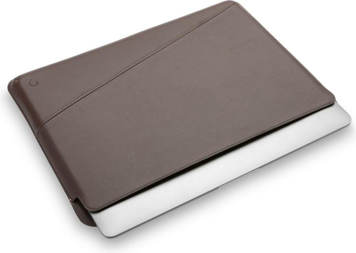 Produktbild Decoded Leder Frame Sleeve für MacBook 16" braun (15.98", Apple)