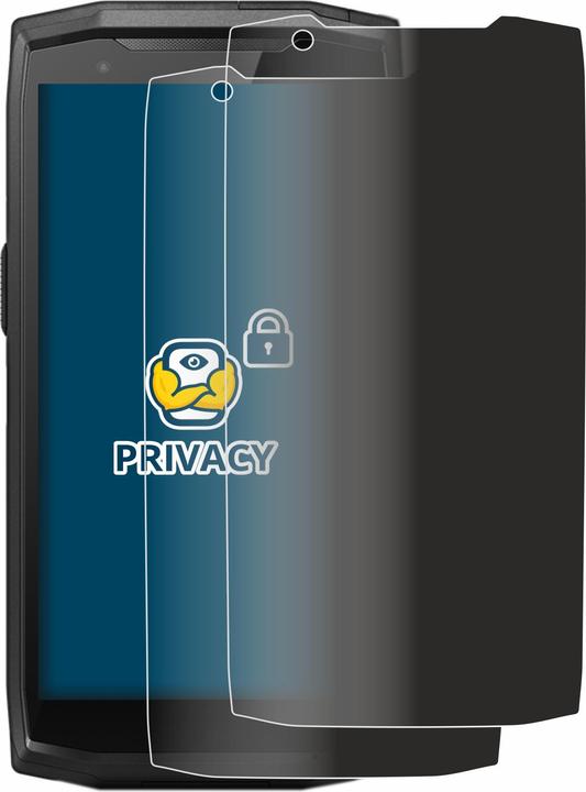 Productafbeelding BROTECT Anti-spionnetje privacyfolie Beschermfolie tegen blauw licht (2 Stuk, Crosscall CORE-M5)