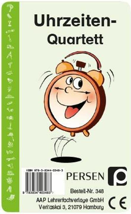 Produktbild Uhrzeiten-Quartett (Kartenspiel) (Deutsch)