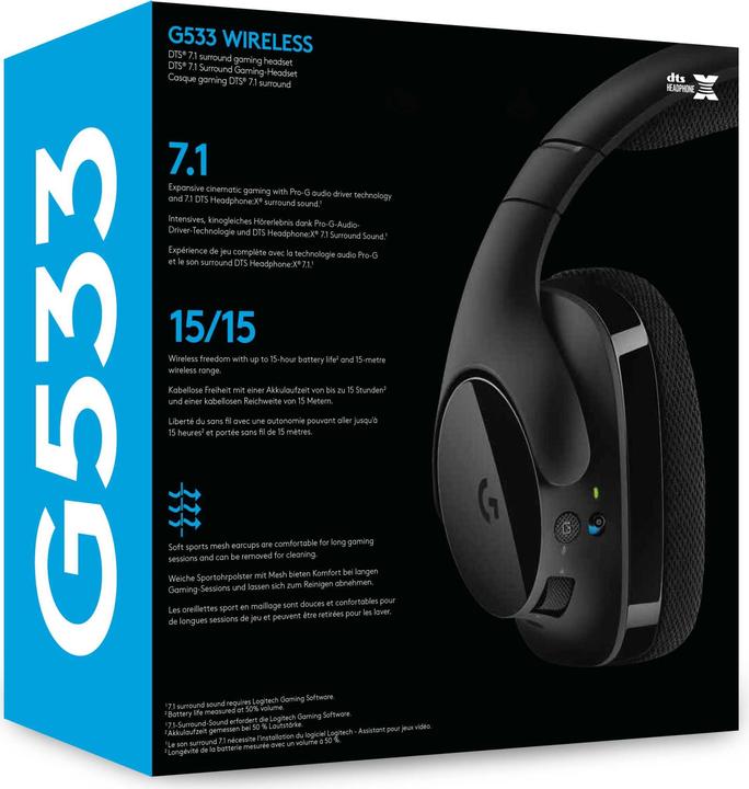 Produktbild Logitech G G533 (Kabellos)
