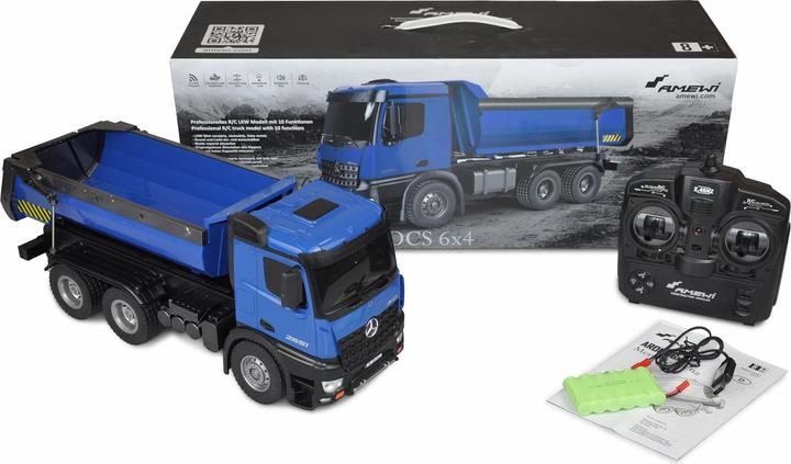 Image du produit Amewi Camion benne Mercedes-Benz Arocs (RTR Prêt à fonctionner)