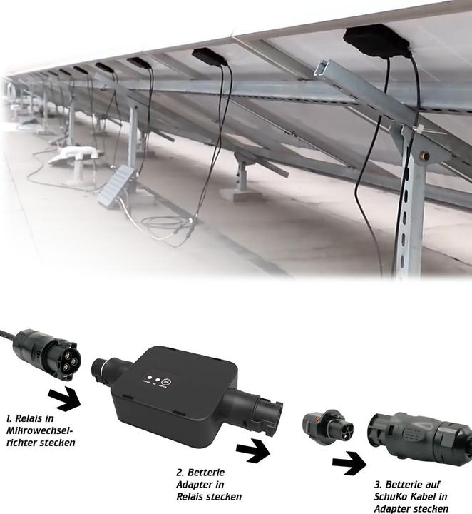 Productafbeelding Deye MI-800W micro-omvormer + kabelbundel