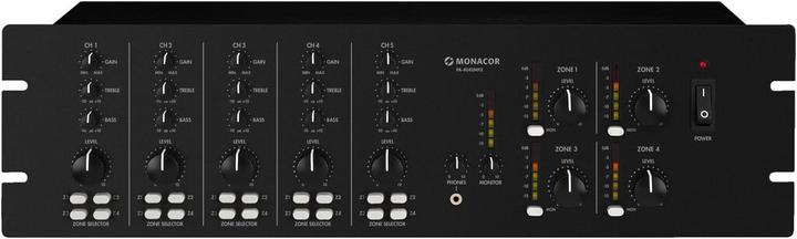 Monacor PA-4040MPX 4 ELA preamplifier (Studio- and Livemixer)