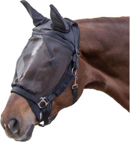 Immagine prodotto Waldhausen Maschera antimosche Premium con protezione per le orecchie per cavalli pony neri