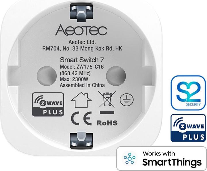 Actual product image Aeotec Smart Switch 7