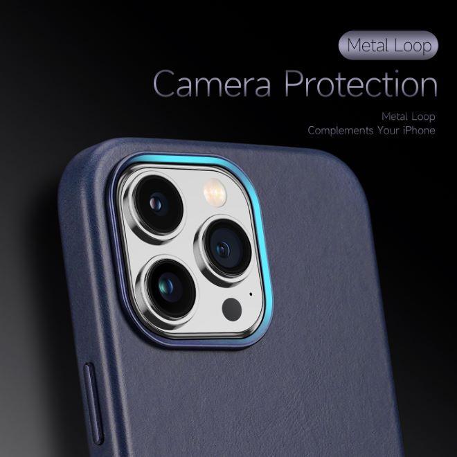 Actual product image Dux Ducis Naples Series Genuine Leather Case (Apple iPhone 14 Pro)